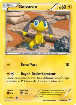 Carte Galvaran 36/106 – Étincelles