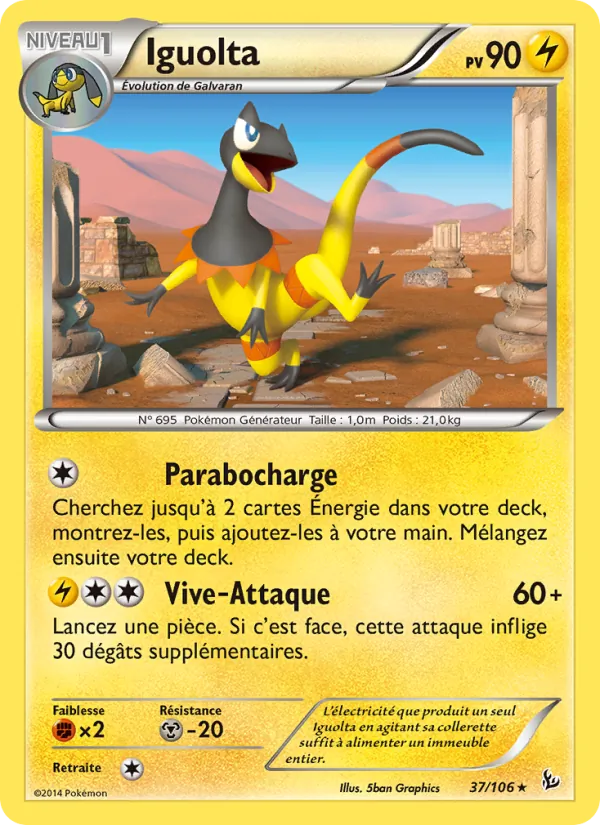 Carte Iguolta 37/106 – Étincelles