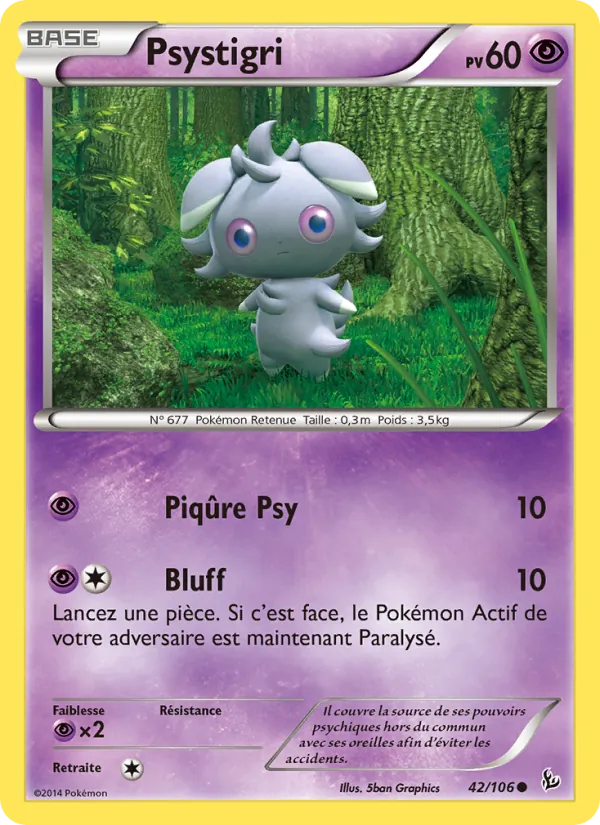 Carte Psystigri 42/106 – Étincelles