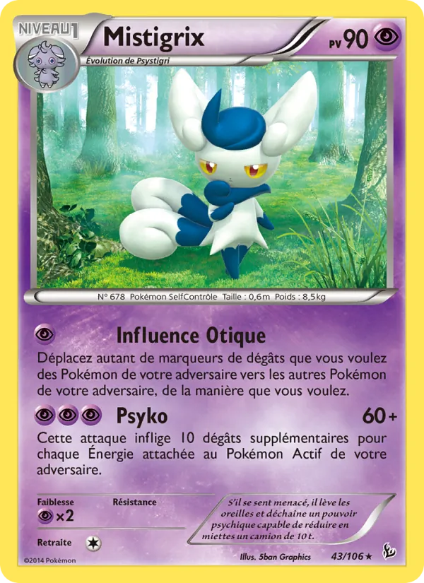 Carte Mistigrix 43/106 – Étincelles