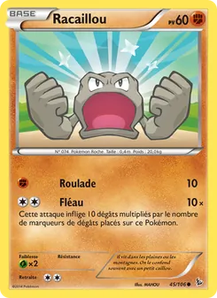 Carte Racaillou 45/106 – Étincelles