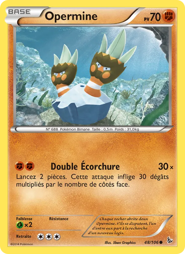 Carte Opermine 48/106 – Étincelles