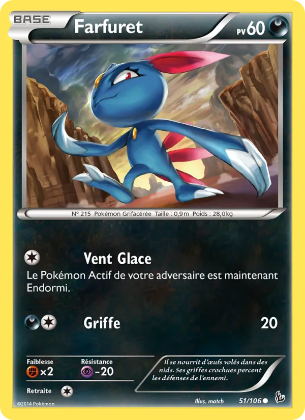 Carte Farfuret 51/106 – Étincelles