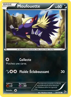 Carte Moufouette 54/106 – Étincelles