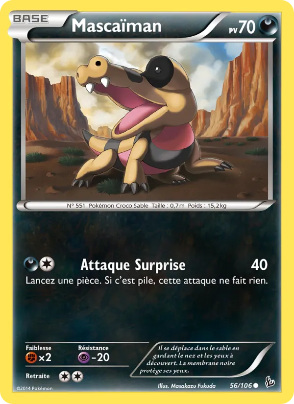 Carte Mascaïman 56/106 – Étincelles