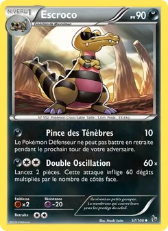 Carte Escroco 57/106 – Étincelles