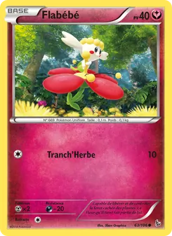 Carte Flabébé 63/106 – Étincelles