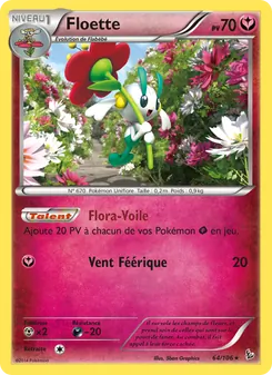 Carte Floette 64/106 – Étincelles