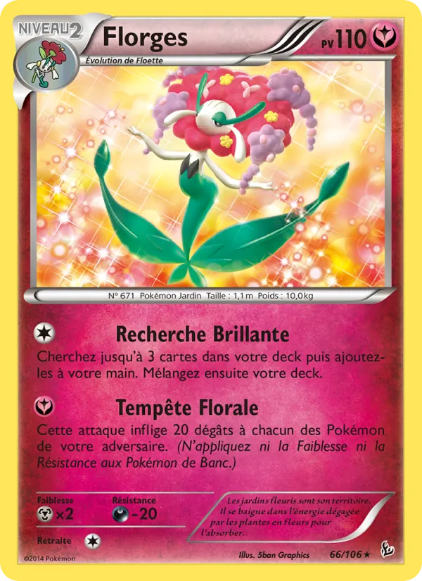 Carte Florges 66/106 – Étincelles