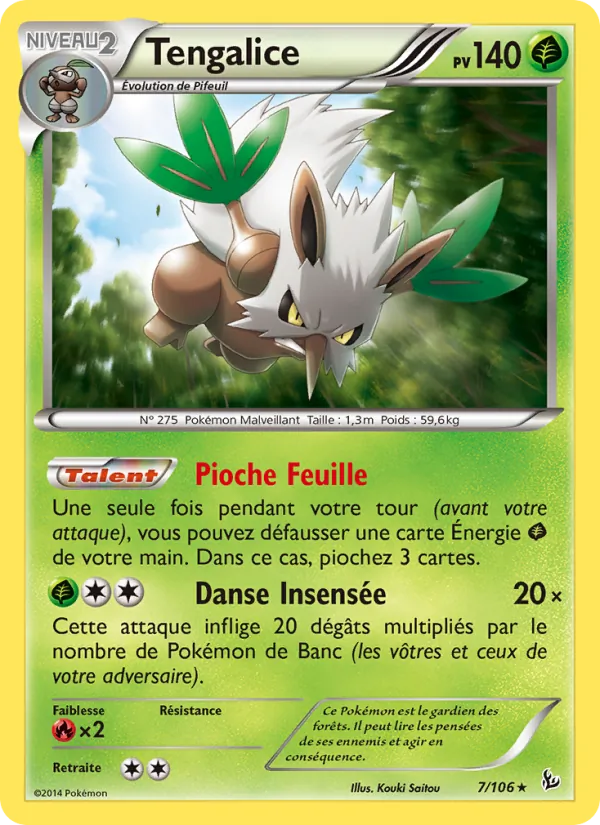 Carte Tengalice 7/106 – Étincelles