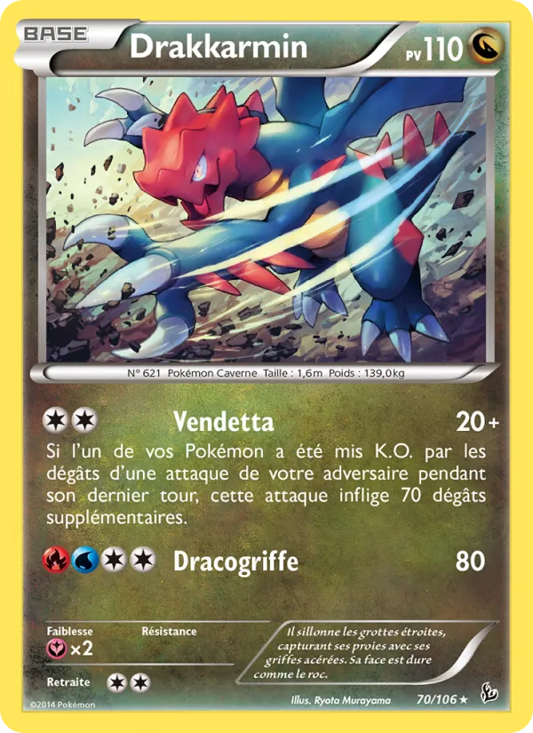 Carte Drakkarmin 70/106 – Étincelles