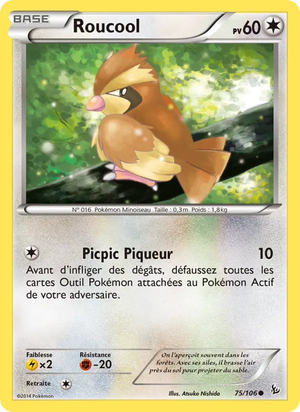 Carte Roucool 75/106 – Étincelles