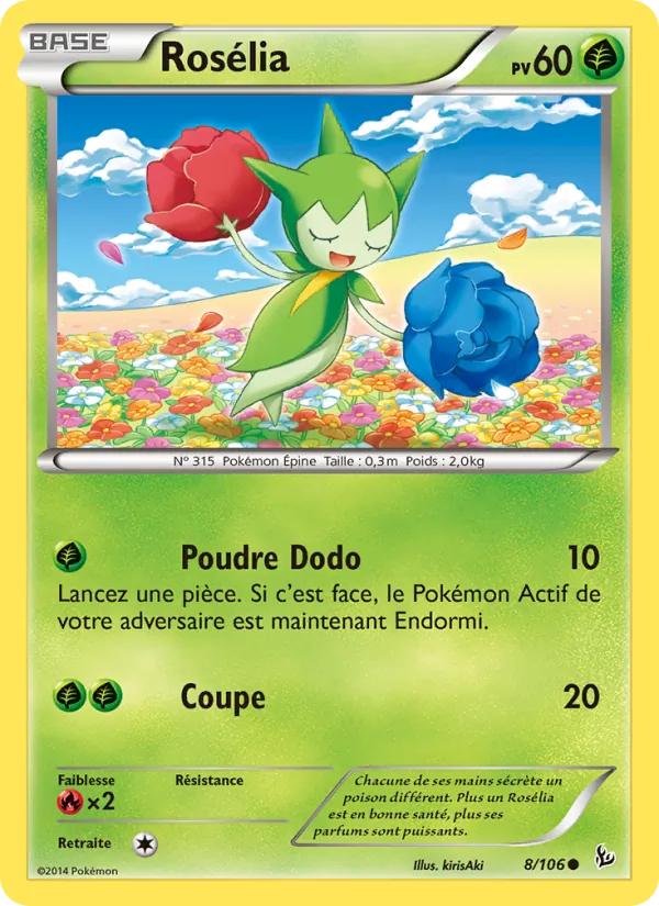 Carte Rosélia 8/106 – Étincelles