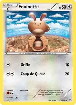 Carte Fouinette 81/106 – Étincelles