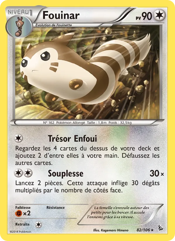 Carte Fouinar 82/106 – Étincelles