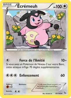 Carte Écrémeuh 83/106 – Étincelles