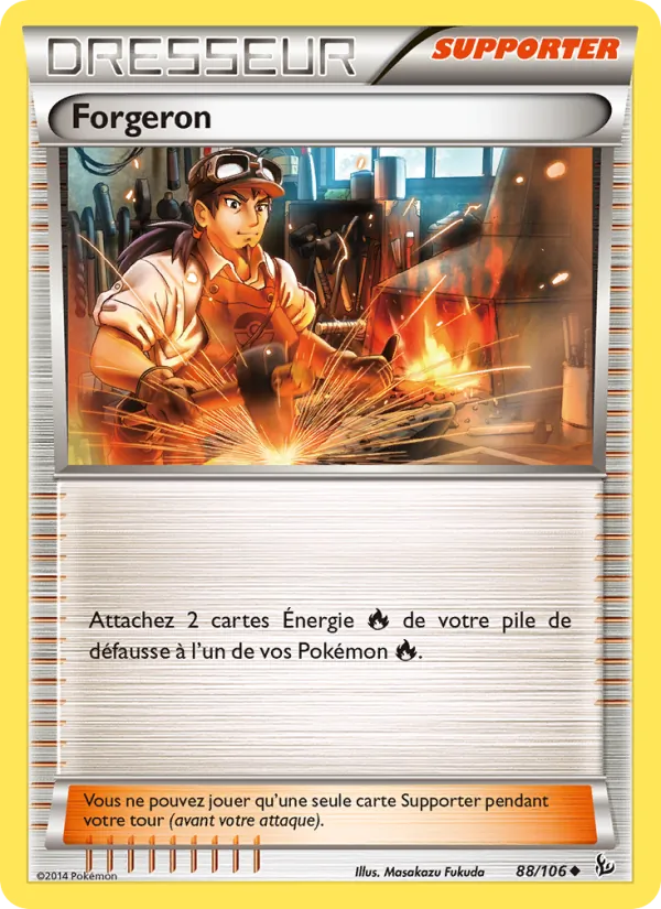 Carte Forgeron 88/106 – Étincelles