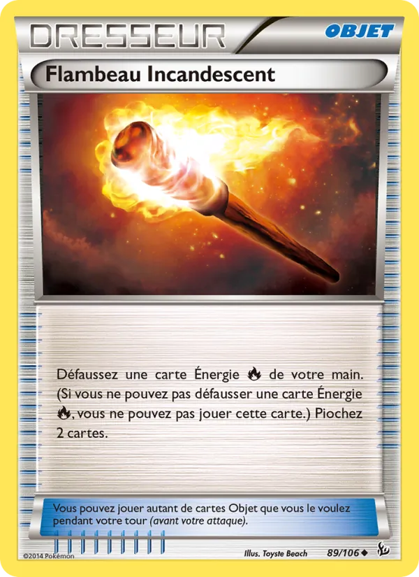 Carte Flambeau Incandescent 89/106 – Étincelles