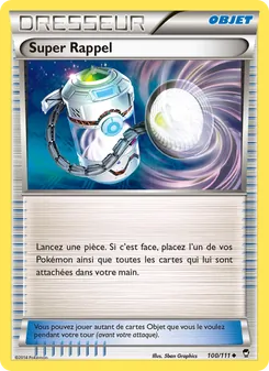 Carte Super Rappel 100/111 – Poings Furieux