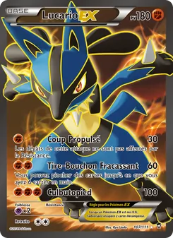 Carte Lucario EX 107/111 – Poings Furieux