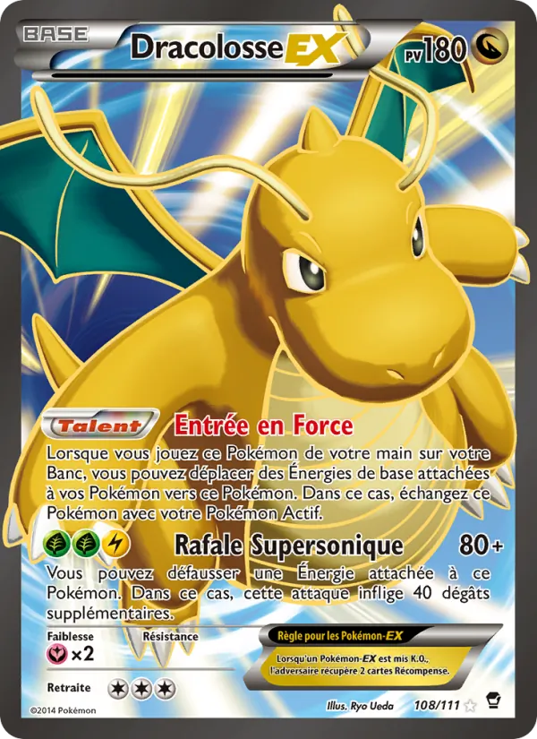 Carte Dracolosse EX 108/111 – Poings Furieux