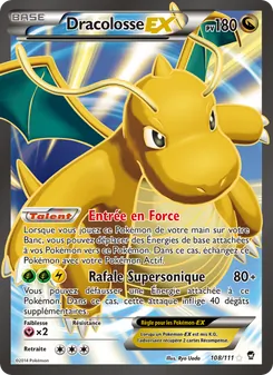 Carte Dracolosse EX 108/111 – Poings Furieux