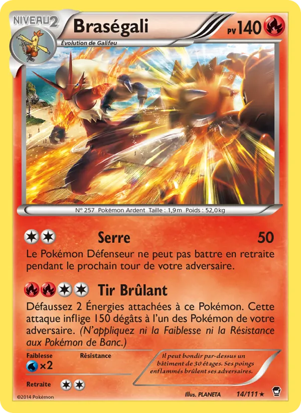 Carte Braségali 14/111 – Poings Furieux