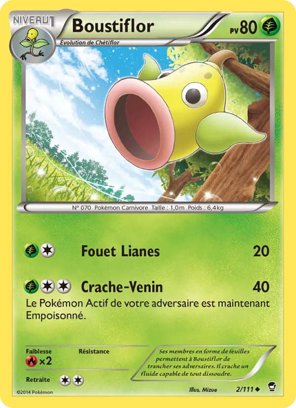 Carte Boustiflor 2/111 – Poings Furieux