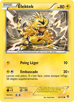 Carte Élektek 29/111 – Poings Furieux