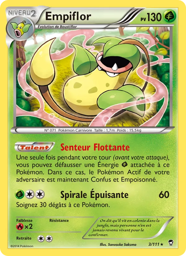 Carte Empiflor 3/111 – Poings Furieux