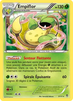 Carte Empiflor 3/111 – Poings Furieux