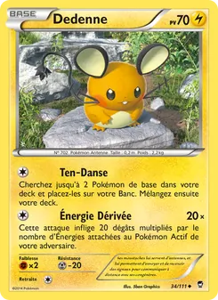 Carte Dedenne 34/111 – Poings Furieux
