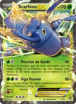 Carte Scarhino EX 4/111 – Poings Furieux