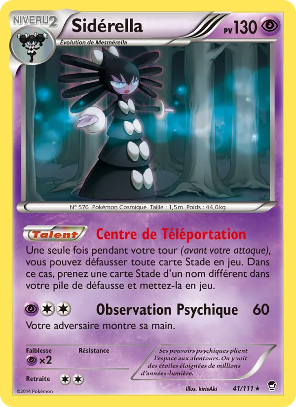 Carte Sidérella 41/111 – Poings Furieux