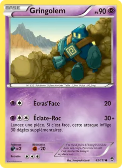 Carte Gringolem 42/111 – Poings Furieux