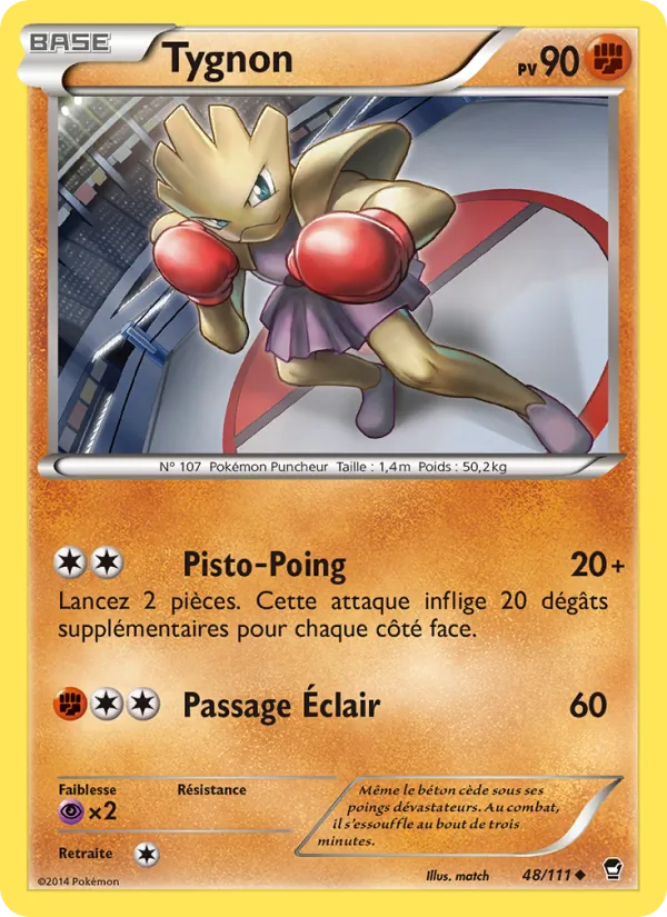 Carte Tygnon 48/111 – Poings Furieux