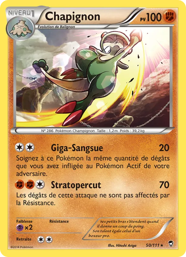 Carte Chapignon 50/111 – Poings Furieux