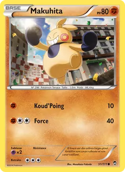 Carte Makuhita 51/111 – Poings Furieux