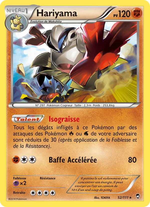 Carte Hariyama 52/111 – Poings Furieux