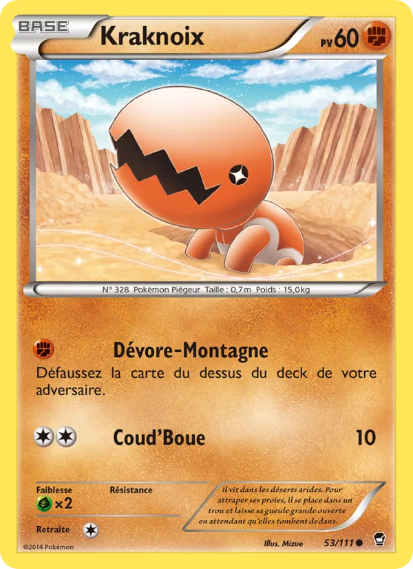Carte Kraknoix 53/111 – Poings Furieux