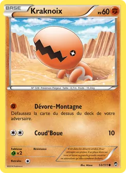 Carte Kraknoix 53/111 – Poings Furieux