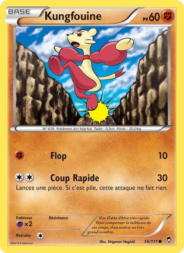 Carte Kungfouine 56/111 – Poings Furieux