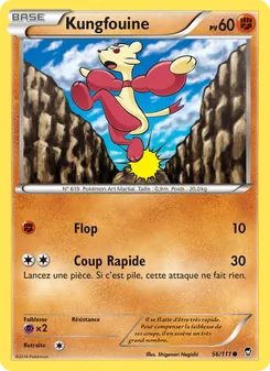 Carte Kungfouine 56/111 – Poings Furieux