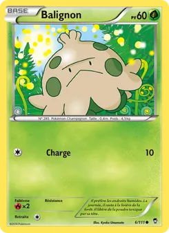 Carte Balignon 6/111 – Poings Furieux