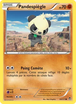Carte Pandespiègle 60/111 – Poings Furieux