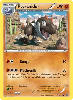 Carte Ptyranidur 61/111 – Poings Furieux