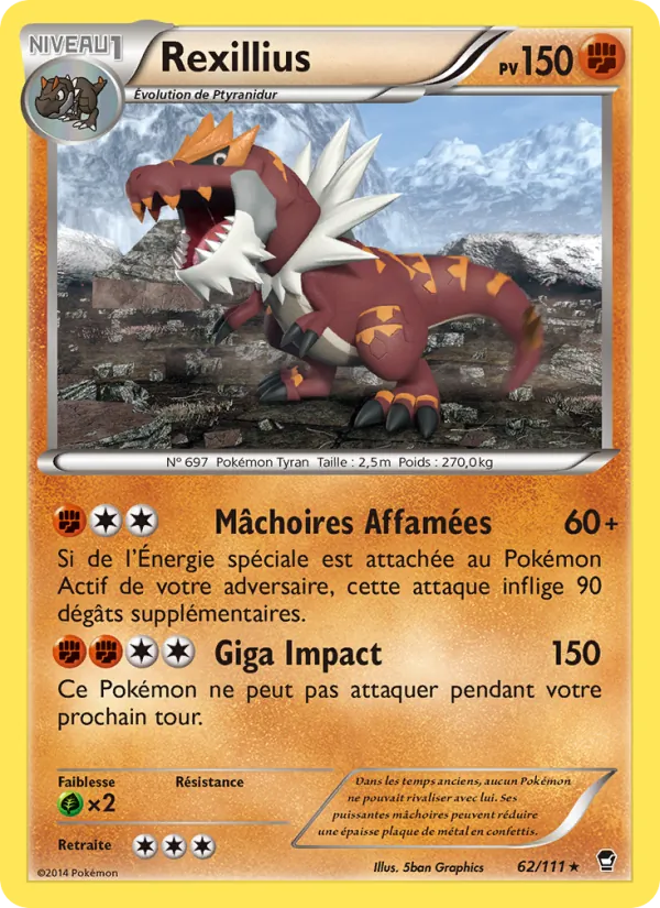 Carte Rexillius 62/111 – Poings Furieux