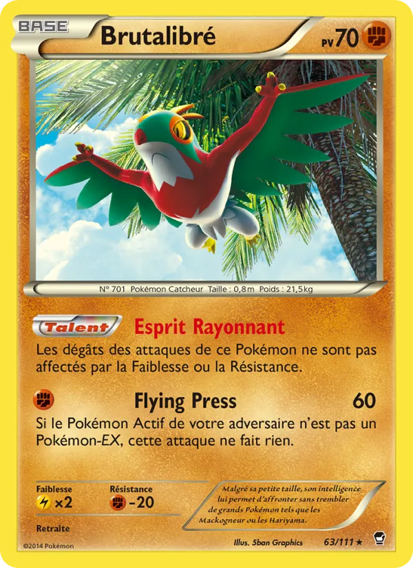 Carte Brutalibré 63/111 – Poings Furieux