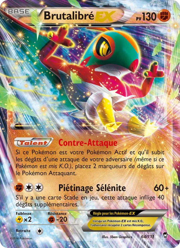 Carte Brutalibré EX 64/111 – Poings Furieux