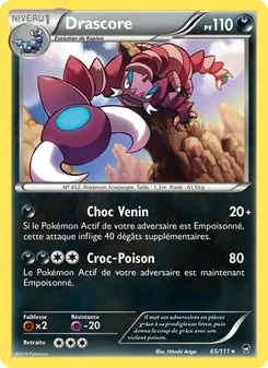 Carte Drascore 65/111 – Poings Furieux